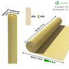 Canisse PVC brise vue ultra renforce avec attaches de fixation 90x300cm beige - voonot.com