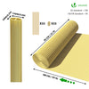 Canisse PVC brise vue ultra renforce avec attaches de fixation 90x500cm beige - voonot.com