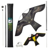 Lot de 2 Cerf volant anti oiseaux effaroucheur avec mat Faucon modele F et G - voonot.com