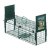 Piege pour animaux vivants cage trappe en metal 60x18x25cm vert - voonot.com