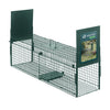 Piege pour animaux vivants cage trappe en metal 100x29x40cm vert - voonot.com