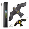 Lot de 2 Cerf volant anti oiseaux effaroucheur avec mat Faucon modele D et G - voonot.com