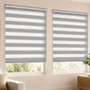 Lot de 2 Store enrouleur jour nuit double 90x150cm Gris - voonot.com