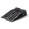 Lot 2 rampes nivellement voiture 5T cale d’acces PP 91x30.5x22cm noir - voonot.com