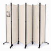 Paravent interieur separateur avec roue 6 panneaux autoportant pliable 340 x 30 x 171 cm Beige - voonot.com