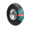 Roue gonflable robuste 3.50-4 pour chariot brouette alesage 16mm 260x85mm metal - voonot.com