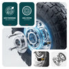 Roue gonflable robuste 3.50-4 pour chariot brouette alesage 16mm 260x85mm metal - voonot.com