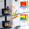 Ventilateur poele bois 4 lames avec Protection Contre le Surchauffe - voonot.com