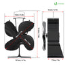 Ventilateur poele bois 4 lames avec Protection Contre le Surchauffe - voonot.com