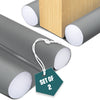 Lot de 2 Boudins de Porte Isolants coupe froid Découpables 96cm Gris - voonot.com