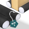 Lot de 3 Boudins de Porte Isolants coupe froid Découpables 96cm Noir - voonot.com