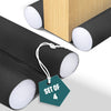 Lot de 4 Boudins de Porte Isolants coupe froid Découpables 96cm Noir - voonot.com