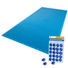 Bache piscine rectangulaire en Polyethylene 160 gr/m2 4x8m Bleue foncé - voonot.com