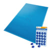 Bache piscine rectangulaire en Polyethylene 160 gr/m2 6x12m Bleue foncé - voonot.com