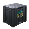 Coffre de Rangement Exterieur 126L en PP avec Système de Verrouillage 56x44x53CM Anthracite - voonot.com