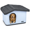 Maison pour chat chien plastique interieur exterieur 75x63x51cm Blanc - voonot.com