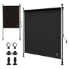 Store vertical sans percage extensible exterieur 200x310cm polyester anthracite - voonot.com