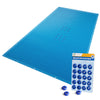 Bache piscine rectangulaire en Polyethylene 160 gr/m2 4x9m Bleue foncé - voonot.com