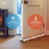 Lot de 4 Boudins de Porte Isolants coupe froid Découpables 96cm Blanc - voonot.com