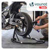 Bequille Moto roue arriere charge max 390 kg acier Noir - voonot.com
