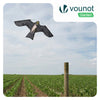 Cerf volant anti oiseaux effaroucheur sans mat Faucon modele D - voonot.com
