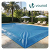 Bache piscine rectangulaire en Polyethylene 160 gr/m2 8x14m Bleue foncé - voonot.com