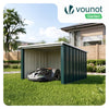 Abri pour robot tondeuse en métal L Vert - voonot.com