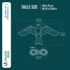 Cerf volant anti oiseaux effaroucheur sans mat Faucon modele C - voonot.com