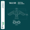 Cerf volant anti oiseaux effaroucheur sans mat Faucon modele B - voonot.com
