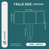 Bordure de jardin plastique PP imitation pierre 20m - voonot.com