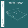 Bache piscine rectangulaire en Polyethylene 160 gr/m2 4x7m Bleue foncé - voonot.com