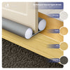 Lot de 4 Boudins de Porte Isolants coupe froid Découpables 96cm Gris - voonot.com