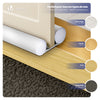 Lot de 4 Boudins de Porte Isolants coupe froid Découpables 96cm Blanc - voonot.com