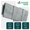 Bordure de jardin plastique PP imitation pierre 20m gris clair - voonot.com