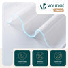 Lot de 2 Store enrouleur jour nuit double 90x150cm Blanc - voonot.com