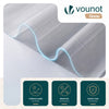 Lot de 2 Store enrouleur jour nuit double 90x150cm Gris - voonot.com