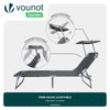 Transat pare soleil Lot de 2 pcs Gris - voonot.com