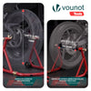 Bequille Moto roue arriere charge max 390 kg acier Rouge - voonot.com