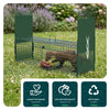 Piege pour animaux vivants cage trappe en metal 100x29x40cm vert - voonot.com