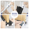 Lot de 4 Boudins de Porte Isolants coupe froid Découpables 96cm Noir - voonot.com