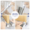 Lot de 4 Boudins de Porte Isolants coupe froid Découpables 96cm Gris - voonot.com