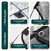 Lot de 2 Cerf volant anti oiseaux effaroucheur avec mat Faucon modele F et G - voonot.com