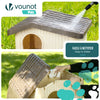 Maison pour chat chien plastique interieur exterieur 75x63x51cm Beige - voonot.com
