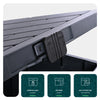 Coffre de Rangement Exterieur 126L en PP avec Système de Verrouillage 56x44x53CM Anthracite - voonot.com