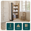 Paravent interieur separateur 4 panneaux autoportant pliable 228 x 30 x 164 cm Beige - voonot.com