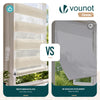 Lot de 2 Store enrouleur jour nuit double 100x150cm Lin - voonot.com