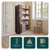 Paravent interieur separateur 3 panneaux autoportant pliable 262 x 30 x 173 cm Anthracite - voonot.com