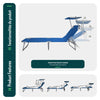 Transat pare soleil Lot de 2 pcs Bleu - voonot.com