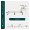 Transat pare soleil Lot de 2 pcs Beige - voonot.com