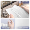 Lot de 4 Boudins de Porte Isolants coupe froid Découpables 96cm Blanc - voonot.com